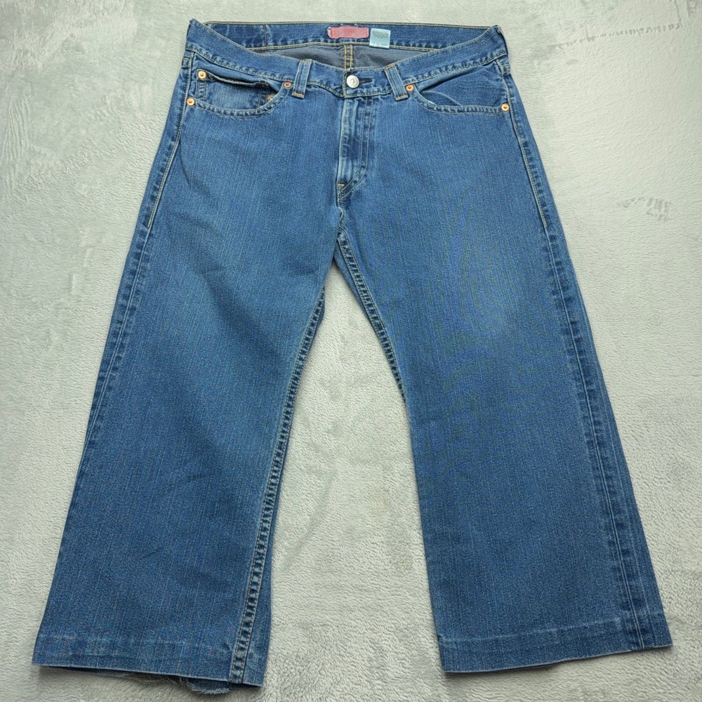 Levi's Jeans Mens 38x30 (24" Inseam) Blue Type 1 Real Loose Baggy Wide Leg Y2K